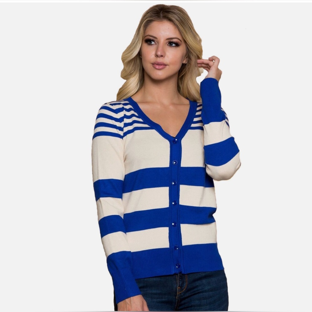 GeeGee Women's V Neck Cardigan Sweater